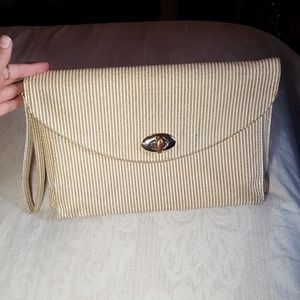 Cork envelope clutch/cross body
